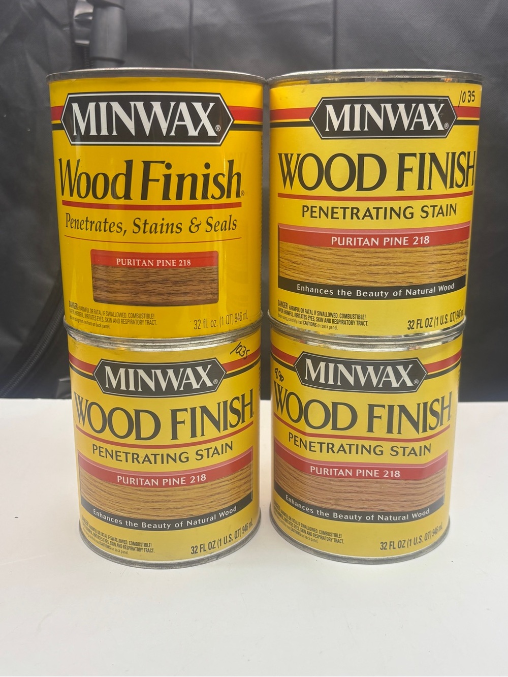 Minwax Puritan Pine Stain Gallon 218 New Discontinued 4 Quarts Oil Based